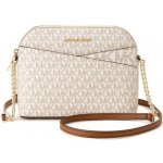 Michael Kors Jet set travel DOME XCROSS dámská kabelka vanilla monogram – Zboží Mobilmania