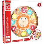 Hape dřevo puzzle vkládací hodiny 13 dílků 25cm – Zboží Mobilmania