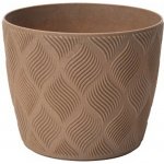 Pro-Tech shop Květináč FLOW PETIT ECO WOOD 230mm přírodní dřevo 80801 – Hledejceny.cz