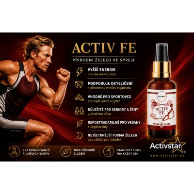 Activstar Fe Železo 50 ml – Hledejceny.cz