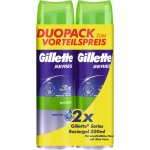 Gillette Series Sensitive gel na holení 2 x 200 ml – Zboží Mobilmania