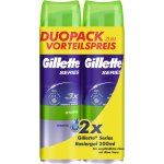 Gillette Series Sensitive gel na holení 2 x 200 ml – Zboží Dáma