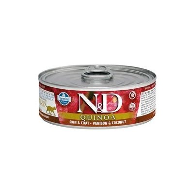 N&D Cat Quinoa Adult Venison & Coconut 12 x 80 g