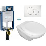Geberit Kombifix tlačítko Sigma01 alpská bílá WC Jika Euroline + SEDÁTKO 110.302.00.5 CW1 – Zboží Dáma
