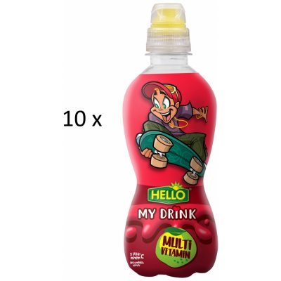 HELLO My Drink Multivitamin 10 x 330 ml – Zboží Mobilmania