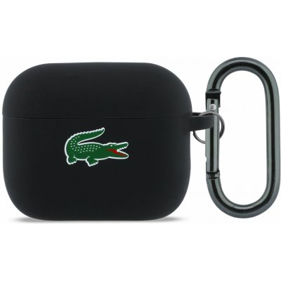Lacoste Liquid Silicone Croc Logo Pouzdro pro AirPods Pro 3 Black LCAP3SLOK – Zboží Mobilmania