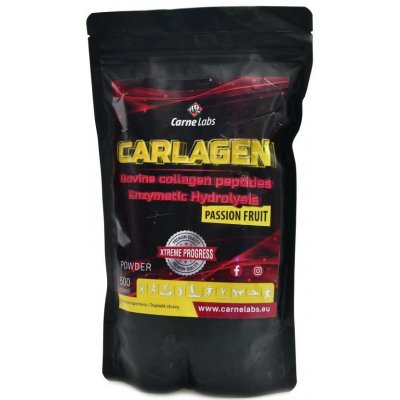 Carne Labs Carlagen bovine collagen peptides passion fruit 500 g – Hledejceny.cz