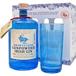Drumshanbo Gunpowder 43% 0,7 l (dárkové balení 1 sklenice) – Zboží Dáma