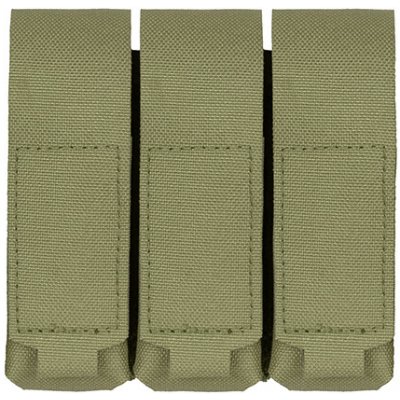 8FIELDS Uzavřená sumka na tři pistolové zásobníky Laser-Cut Olive – Zboží Dáma