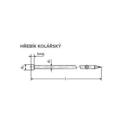 Hřebík kolářský 16 x 1,6 (balení 5 kg) - DOPRODEJ – Hledejceny.cz