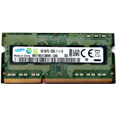 SAMSUNG 4GB DDR3 SODIMM 1600MHz CL11 M471B5173BH0-CK0 M471B5173BH0-CK0