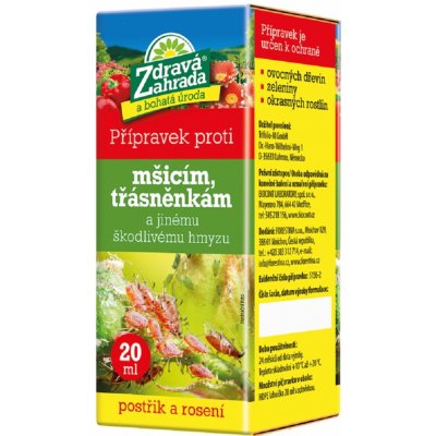 ZDRAVÁ ZAHRADA Přípravek proti mšicím a třásněnkám 20 ml – Zboží Dáma