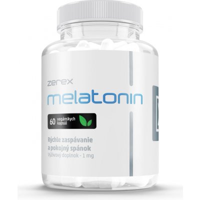 Zerex Melatonin kapsle při potížích se spánkem a usínáním 60 kapslí – Hledejceny.cz