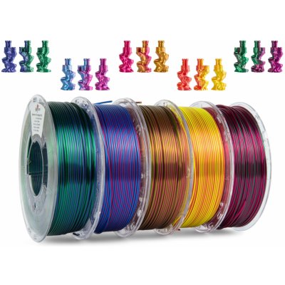 Spectrum 81433 PLA Magic SILK, 5PACK, 5 x 0.25kg, 1.75mm – Zboží Živě