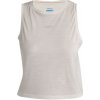 Dámské sportovní tílko ICEBREAKER Wmns Merino 125 Cool Lite Speed Tank Chalk