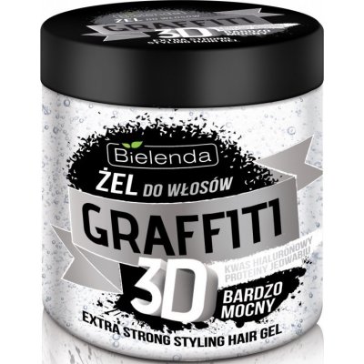 Bielenda Graffiti 3D Extra Strong Protein gel na vlasy 250 g