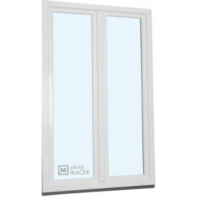 Kömmerling balkonové dveře 70 AD O+OS klapačka pravé bílá 120 x 220 cm jednostranná klika + madýlko + PVC rám – Hledejceny.cz