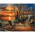 SMT Creatoys Diamantový obrázek 30 x 40 cm Srb u jezera 1006446 – Hledejceny.cz