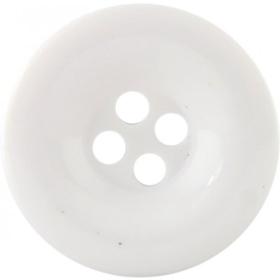 Knoflík čtyřdírkový - 48" - 30,48mm - vysoký lesk - různé barvy Knoflík čtyřdírkový - vysoký lesk: Bílá – Zboží Dáma
