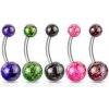 Piercing Šperky4U piercing do pupíku banánek BA01073-B