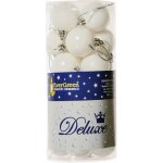 EverGreen Vánoční ozdoby koule pr. 4 cm 24 ks bílé – Hledejceny.cz