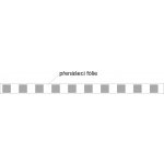 Varovné pásky na skleněné výplně - kostičky (šedá barva oracal071-grau) | Samolepka, 100x5 cm – Sleviste.cz