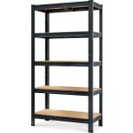 Jurhan Regál Heavy 90 x 40 x 180 cm černá 109547 – Sleviste.cz