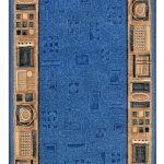 Associated Weavers Europe JENA 77 modrá metráž 80 cm – Hledejceny.cz