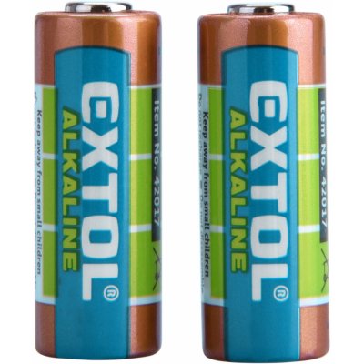 Baterie alkalické 2ks, 12V (23A) EXTOL ENERGY 42017 – Zbozi.Blesk.cz