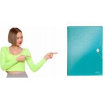 Leitz Wow PP A4 Aktovka na spisy 6 částí ledově modrá – Zboží Živě