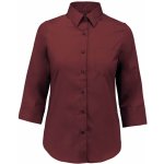 Kariban dámská košile s 3/4 rukávem Easy care vínová – Zbozi.Blesk.cz
