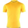 Pánské sportovní tričko Lasting CHUAN 2121 pánské vlněné merino triko žluté