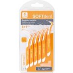 SOFTdent mezizubní kartáčky zahnutý S 0,5 mm 6 ks – Zboží Dáma