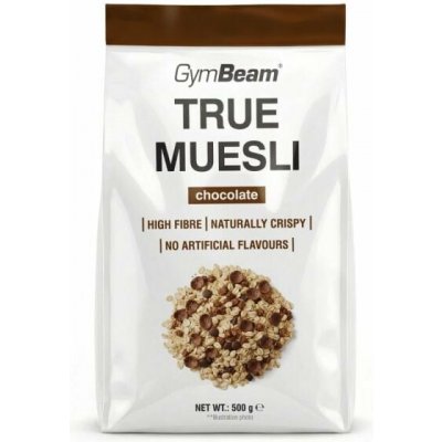 GymBeam True Muesli čokoláda 500 g – Hledejceny.cz