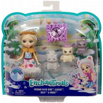 Mattel Enchantimals Odele Owl s rodinkou