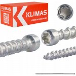 Vruty do dřeva Klimas Wkręt-Met 8 x 255 mm 50 ks – Hledejceny.cz