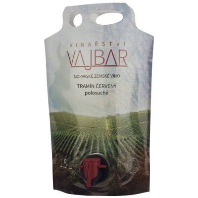 Vinařství Vajbar Tramín červený Bílé 12,5% 1,5 l (karton) – Hledejceny.cz