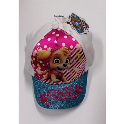 Dívčí kšiltovka Tlapková patrola Glitter bílá – Zboží Mobilmania