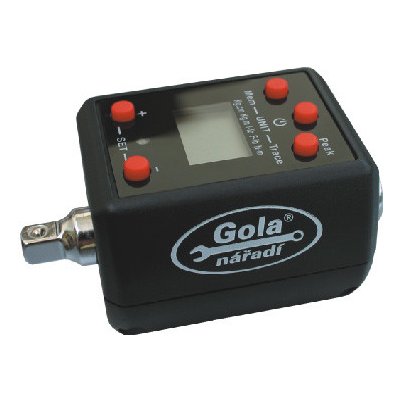 GOLA digitální momentový adaptér 1/4", 6 - 30 N.m. – Zboží Dáma