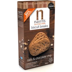 Nairns Ovesné sušenky s čokoládou bez lepku 160 g