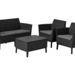 Keter Salemo zahradní lounge set šedá/dark – Hledejceny.cz
