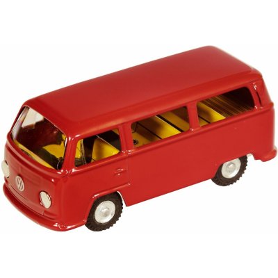 Kovap Auto VW mikrobus T2 červený kov 12cm – Zboží Dáma