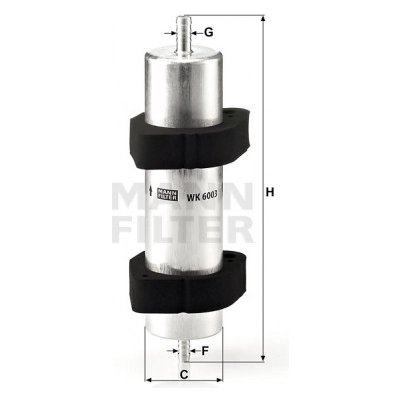 MANN FILTER Palivový filtr WK 6003 – Hledejceny.cz