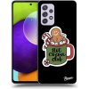 Pouzdro a kryt na mobilní telefon Samsung Picasee silikonové Samsung Galaxy A52 5G Hot Cocoa Club černé