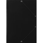 Donau A4 Kartonové desky s chlopněmi a gumičkou černé – Hledejceny.cz