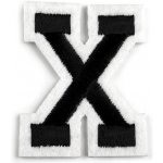 Výprodej - Nažehlovačka písmena "X" Varianta: 24 "X" černá, Balení: 1 ks – Sleviste.cz