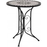 OMAXI 733654 Mozaikový bistro stolek šedý 60 cm keramika – Hledejceny.cz