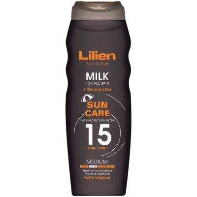 Lilien Sun Active mléko na opalování SPF15 200 ml – Zboží Mobilmania