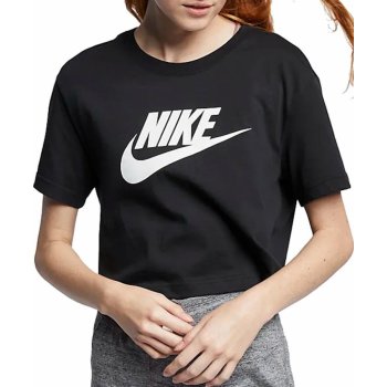 Nike W NSW TEE ESSNTL CRP ICN FTRA BV6175-010 černá