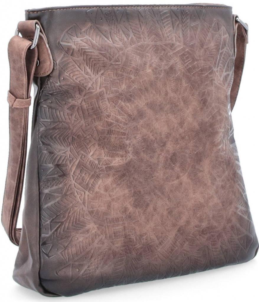 Indee kabelka crossbody hnědá 6279 H